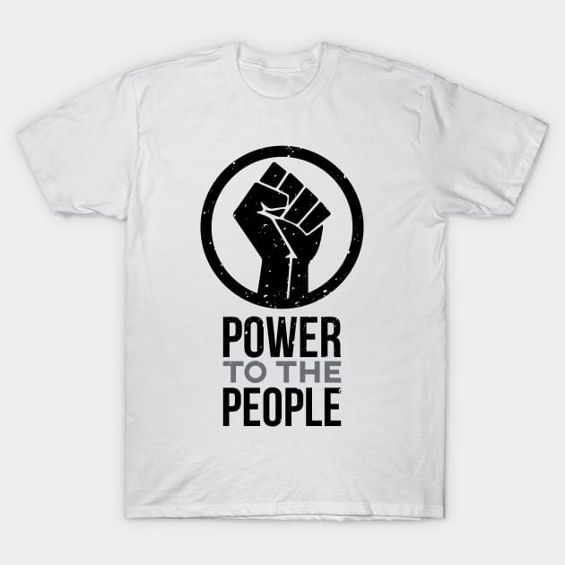 Raised Fist Power To The People Shirt T-Shirt by blacklives